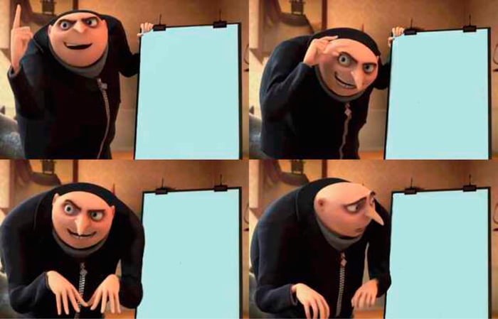 Gru's Plan meme about Dryrobe